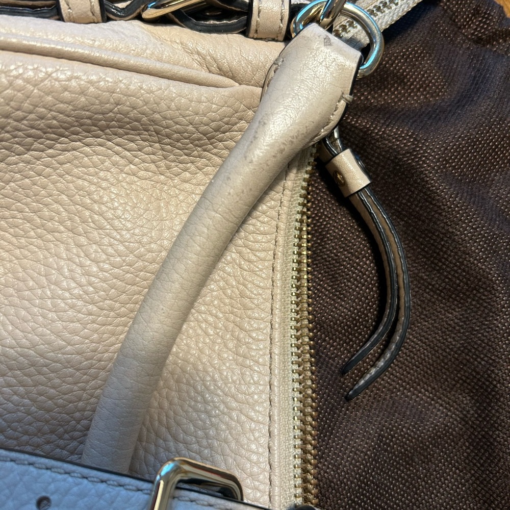 Kate Spade Cobble Hill small Ella leather Satchel/Crossbody Porcelain - Picture 13 of 16